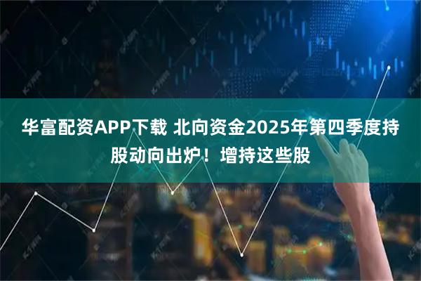 华富配资APP下载 北向资金2025年第四季度持股动向出炉！增持这些股